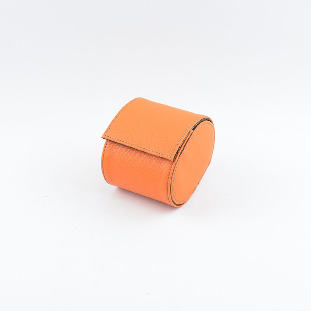 Tempomat Individual Orange Saffiano Leather Watchroll