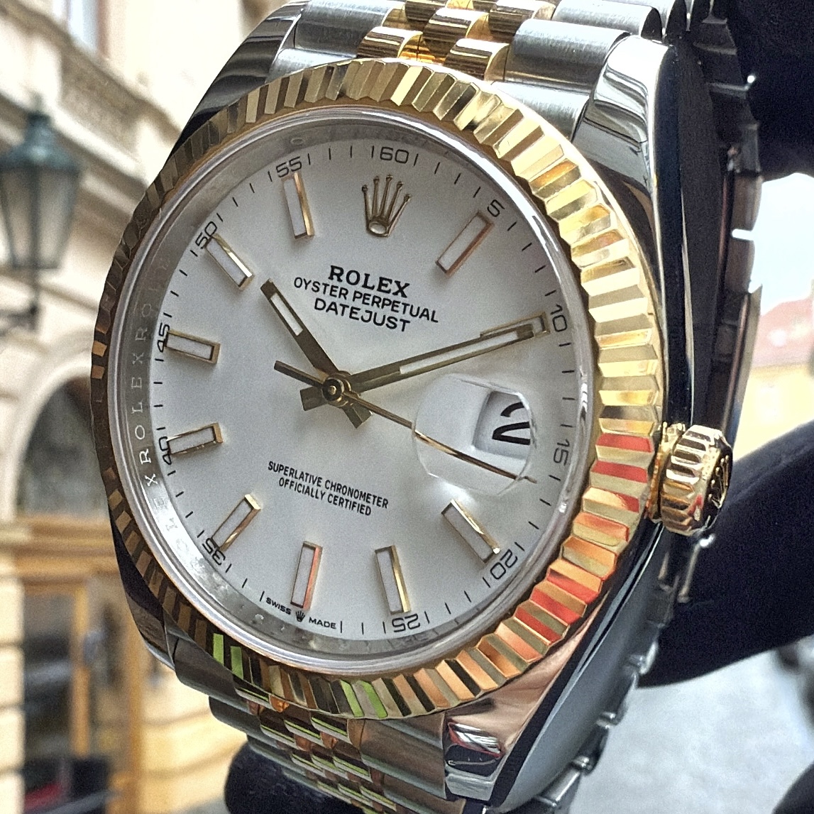 Rolex Datejust 41 Fluted Jubilee Steel/Gold