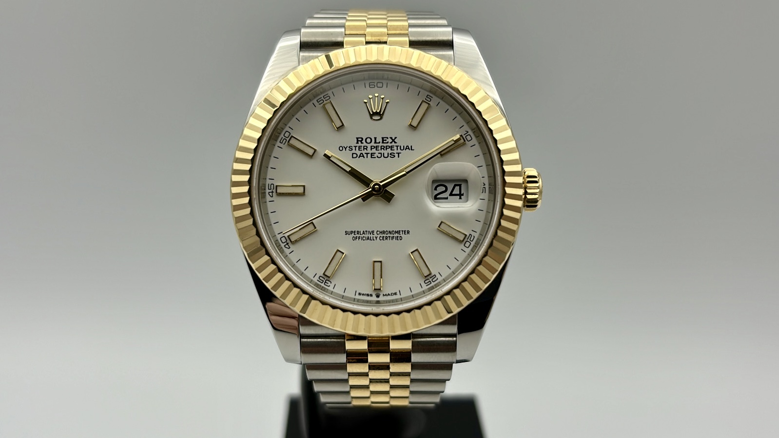 Rolex Datejust 41 Fluted Jubilee Steel/Gold - 126333