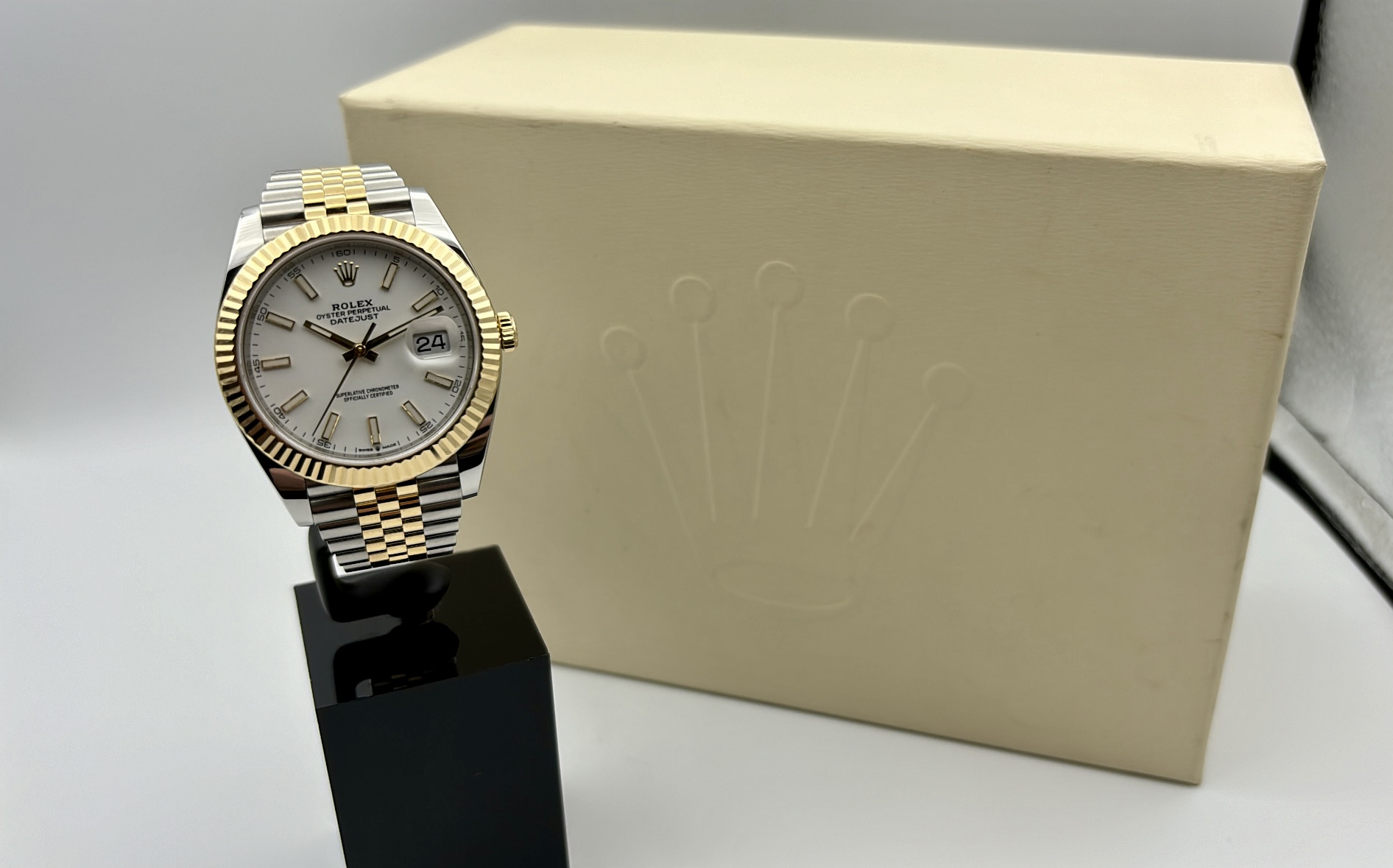 Rolex Datejust 41 Fluted Jubilee Steel/Gold - 126333